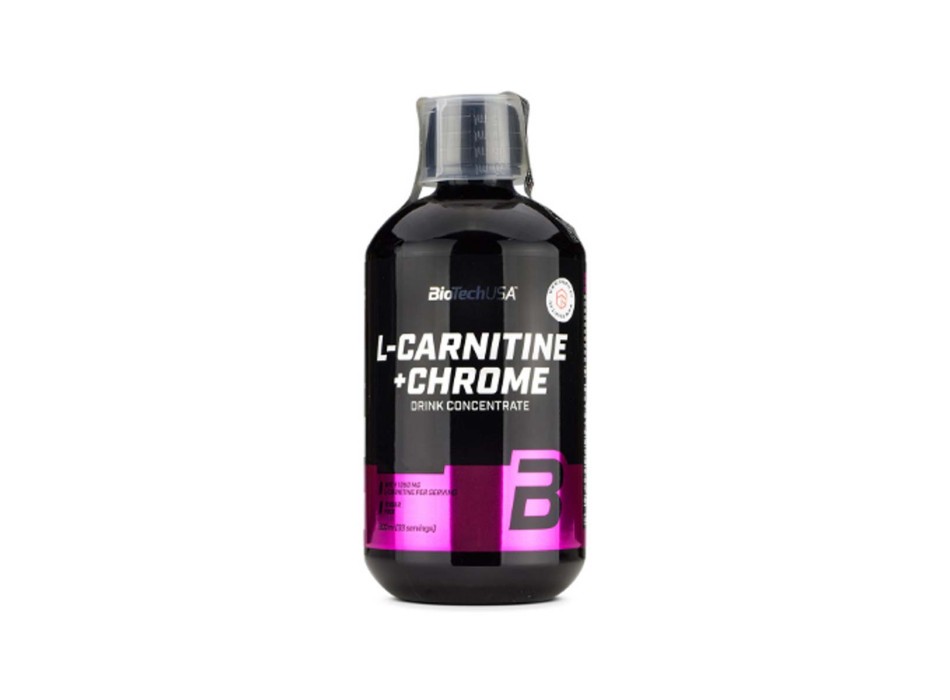 L-CARNITINE+CHROME - Integratore di Carnitina e Cromo in forma liquida BIOTECH USA