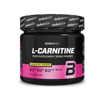 L-CARNITINE DRINK POWDER - Integratore a base di L-carnitina, Zinco e Cromo BIOTECH USA