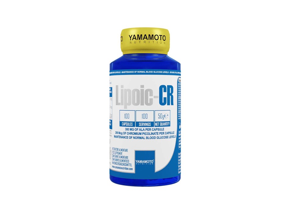 LIPOIC-CR - Integratore di Acido alfa-lipoico e Cromo YAMAMOTO NUTRITION