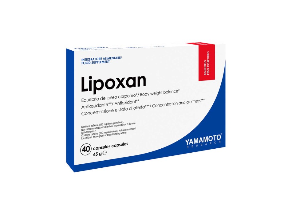 LIPOXAN - Integratore a supporto della concentrazione mentale e dell'equilibrio corporeo YAMAMOTO NUTRITION