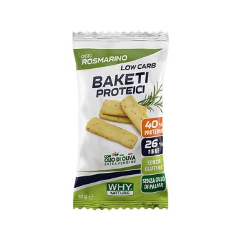 LOW CARB BAKETI PROTEICI - Grissini proteici a basso contenuto di carboidrati WHY NATURE