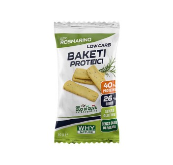 LOW CARB BAKETI PROTEICI - Grissini proteici a basso contenuto di carboidrati WHY NATURE