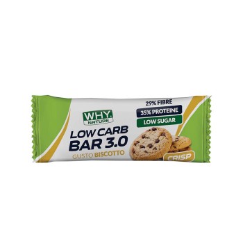 LOW CARB BAR 3.0 - Barretta proteica a ridotto contenuto di carboidrati WHY NATURE