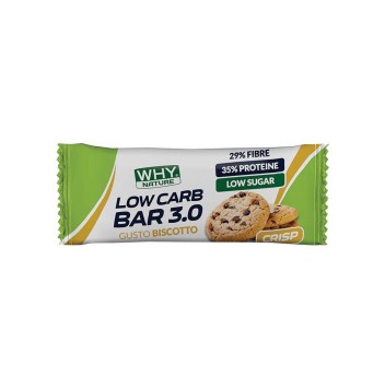 LOW CARB BAR 3.0 - Barretta proteica a ridotto contenuto di carboidrati WHY NATURE