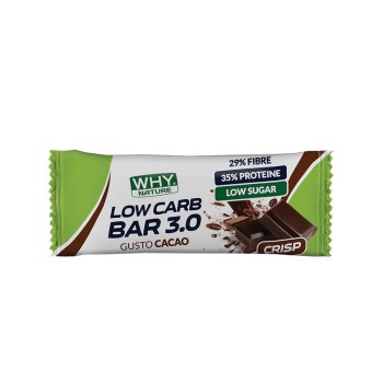 LOW CARB BAR 3.0 - Barretta proteica a ridotto contenuto di carboidrati WHY NATURE