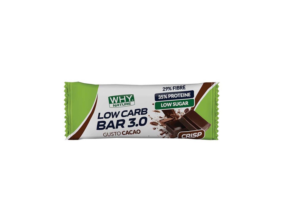 LOW CARB BAR 3.0 - Barretta proteica a ridotto contenuto di carboidrati WHY NATURE