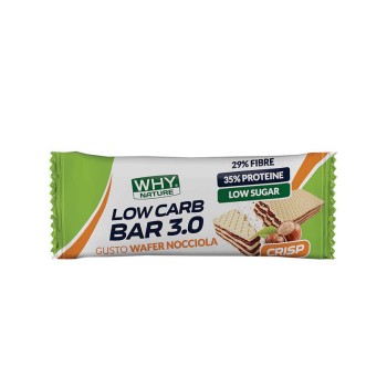 LOW CARB BAR 3.0 - Barretta proteica a ridotto contenuto di carboidrati WHY NATURE