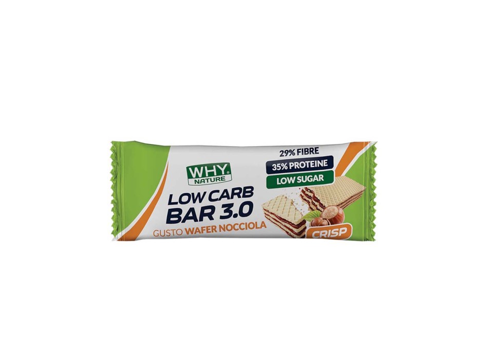 LOW CARB BAR 3.0 - Barretta proteica a ridotto contenuto di carboidrati WHY NATURE