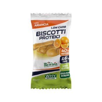 LOW CARB BISCOTTI PROTEICI - Biscotti proteici a ridotto contenuto di carboidrati WHY NATURE