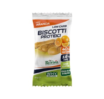 LOW CARB BISCOTTI PROTEICI - Biscotti proteici a ridotto contenuto di carboidrati WHY NATURE