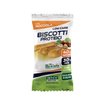 LOW CARB BISCOTTI PROTEICI - Biscotti proteici a ridotto contenuto di carboidrati WHY NATURE