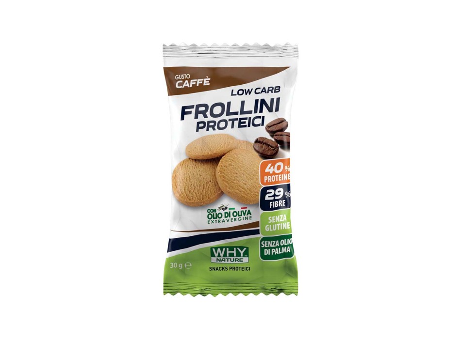 LOW CARB FROLLINI PROTEICI - Frollini proteici a ridotto contenuto di carboidrati WHY NATURE