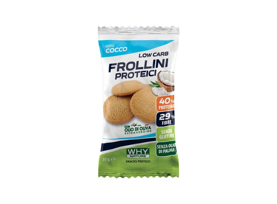 LOW CARB FROLLINI PROTEICI - Frollini proteici a ridotto contenuto di carboidrati WHY NATURE