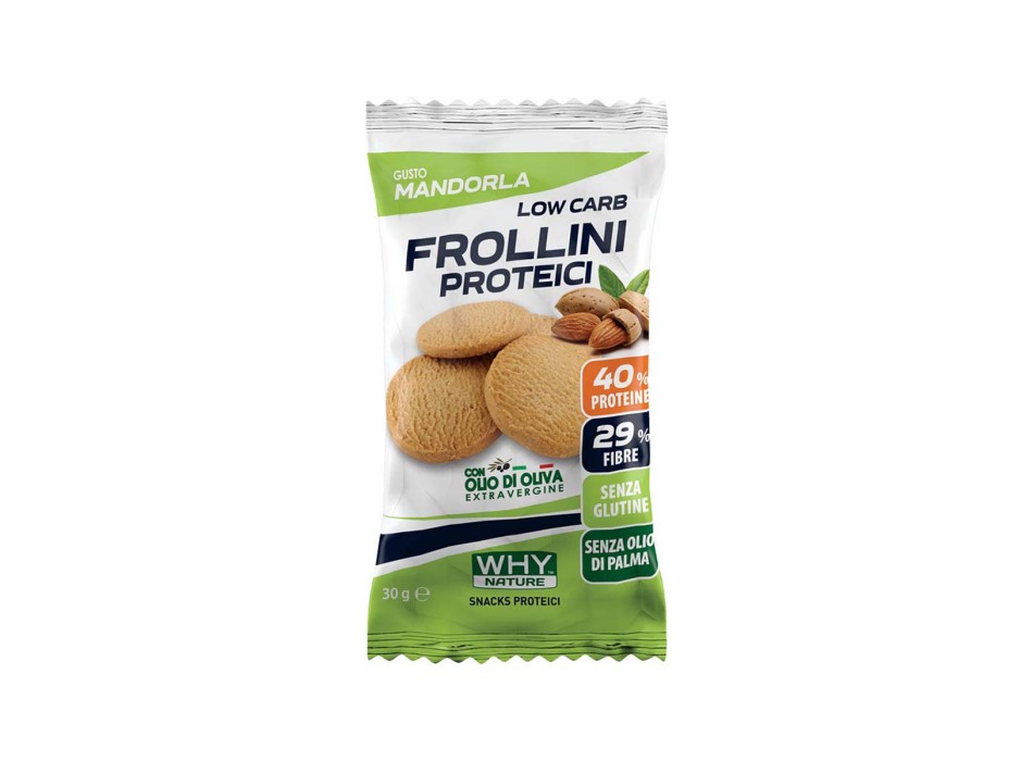 LOW CARB FROLLINI PROTEICI - Frollini proteici a ridotto contenuto di carboidrati WHY NATURE