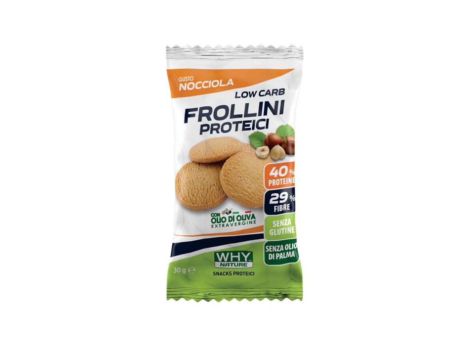 LOW CARB FROLLINI PROTEICI - Frollini proteici a ridotto contenuto di carboidrati WHY NATURE