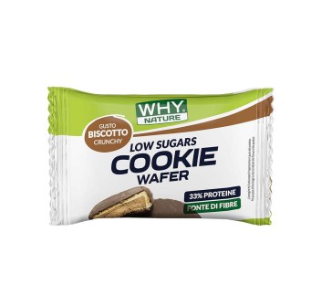 LOW SUGAR COOKIE WAFER - Biscotto proteico con ripieno WHY NATURE