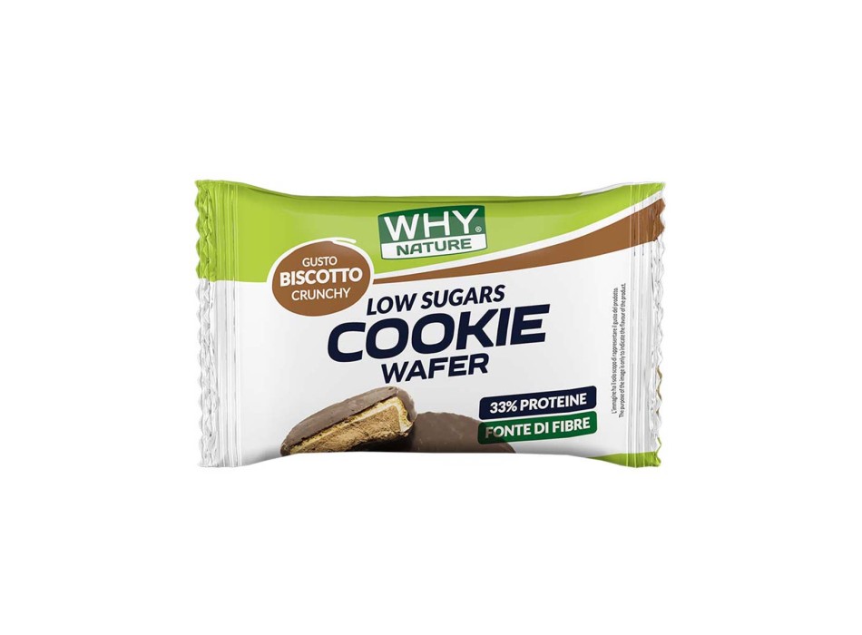 LOW SUGAR COOKIE WAFER - Biscotto proteico con ripieno WHY NATURE