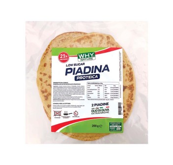 LOW SUGAR PIADINA PROTEICA - Piadina proteica a basso contenuto di zuccheri WHY NATURE