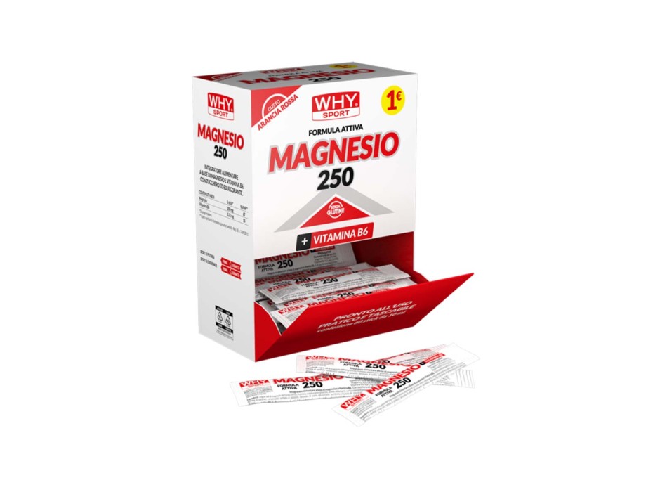 MAGNESIO 250 - Integratore di Magnesio e vitamina B6 WHY SPORT