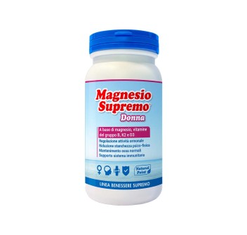 MAGNESIO SUPREMO DONNA - Magnesio Supremo Con Vit. K2, D3 E Gruppo B NATURAL POINT