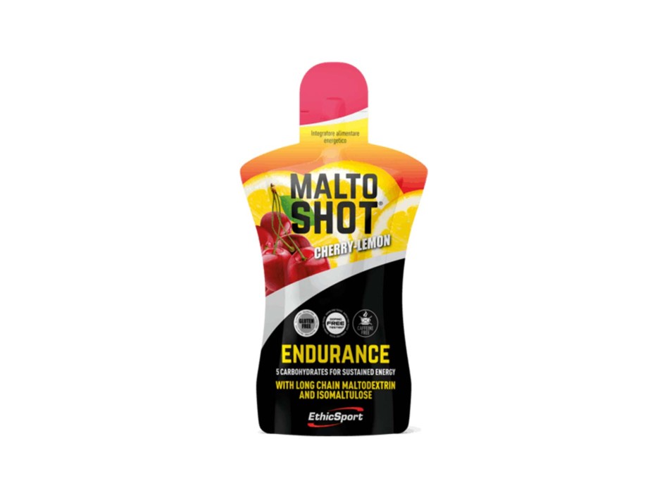 MALTOSHOT ENDURANCE - Gel energetico con 5 carboidrati a rilascio sequenziale ETHICSPORT