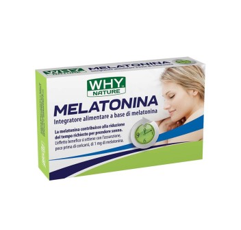 MELATONINA DOPPIA AZIONE - Integratore di Melatonina WHY NATURE