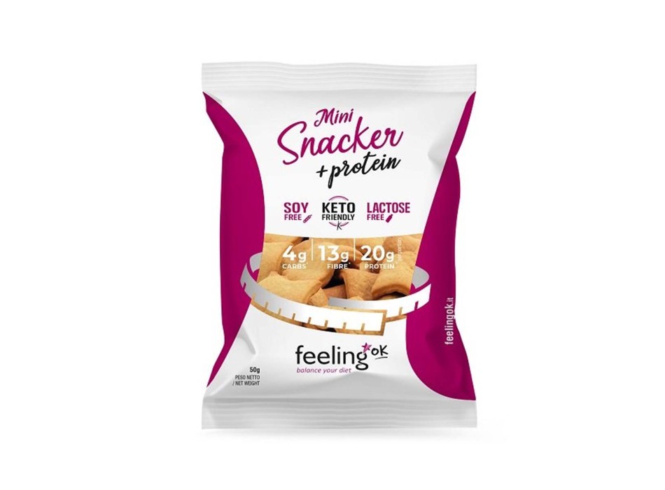 MINI SNACKERS - Crackers proteici a ridotto contenuto di carboidrati FEELING OK