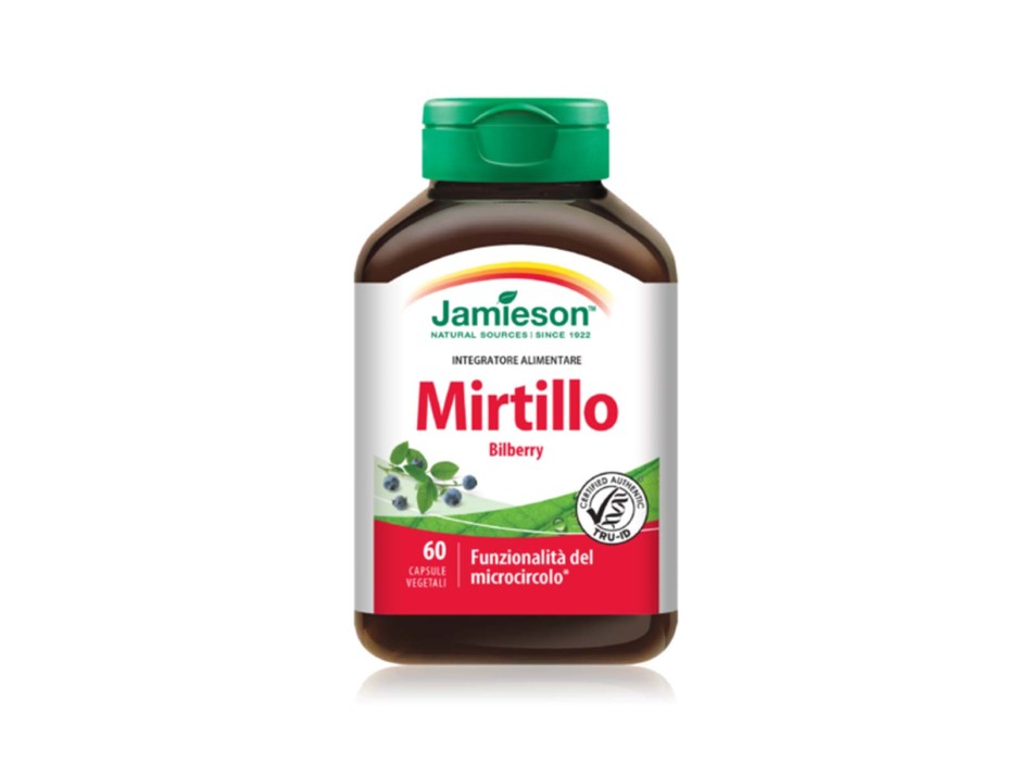 MIRTILLO - Integratore a base di estratto di mirtillo in capsule JAMIESON