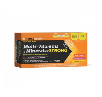 MULTI-VITAMINS E MINERALS - Integratore multivitaminico e multiminerale NAMEDSPORT