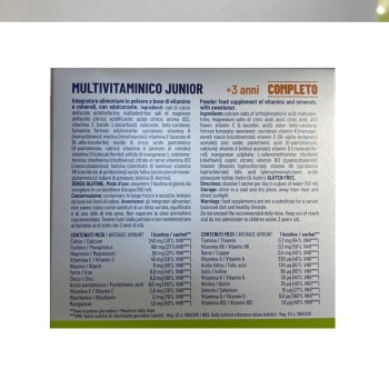 Multivitaminico junior 10 bustine