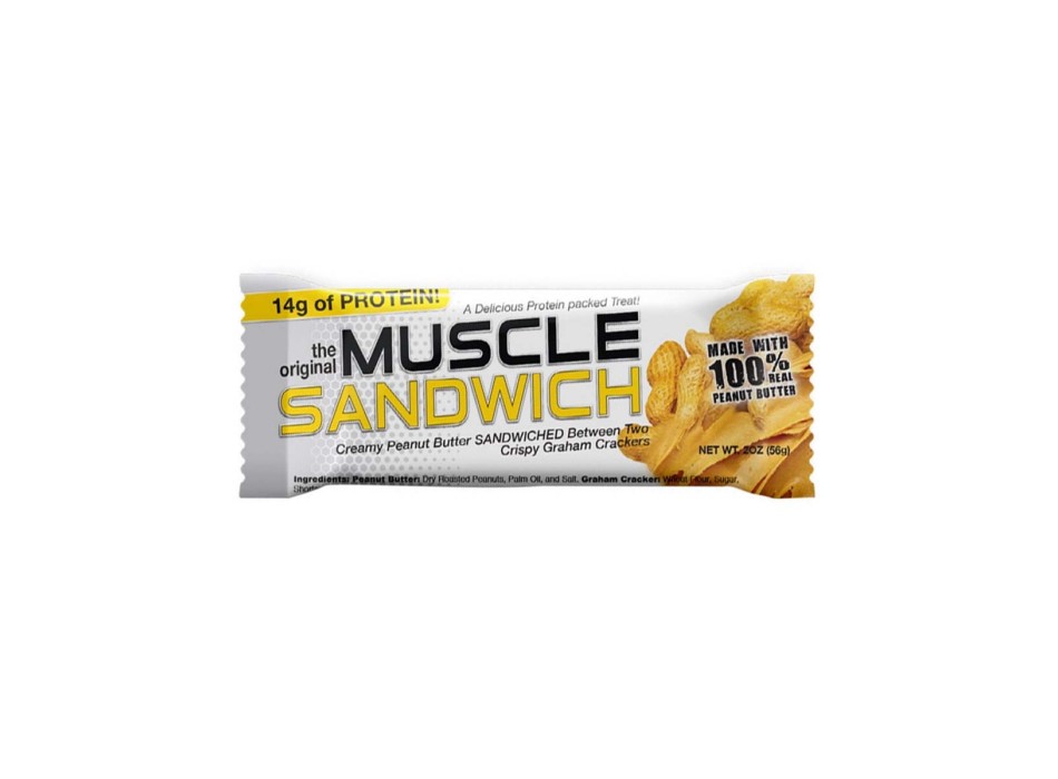 MUSCLE SANDWICH - Barretta proteica di wafer e gustoso ripieno MUSCLE SANDWICH