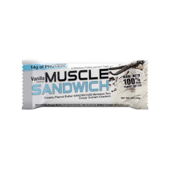 MUSCLE SANDWICH - Barretta proteica di wafer e gustoso ripieno MUSCLE SANDWICH