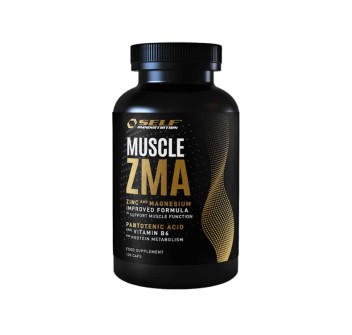 MUSCLE ZMA - Integratore dii Zinco, Magnesio, Vitamina B6 E B5 in capsule SELF OMNINUTRITION