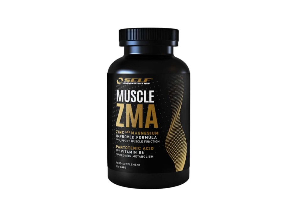 MUSCLE ZMA - Integratore dii Zinco, Magnesio, Vitamina B6 E B5 in capsule SELF OMNINUTRITION