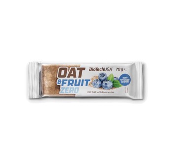 OAT & FRUITS ZERO - Barretta di avena con mirtilli senza zuccheri aggiunti. BIOTECH USA