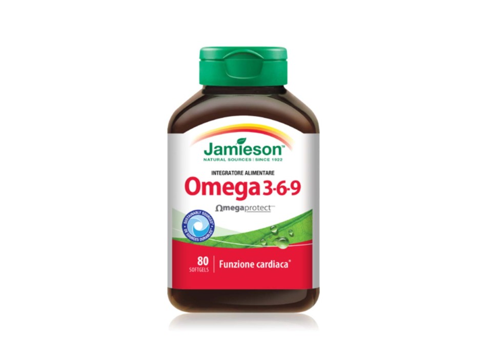 OMEGA 3-6-9 - Integratore a base di Omega 3/6/9 JAMIESON