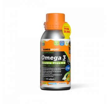 OMEGA 3 DOUBLE PLUS ++ - Integratore di Omega 3 con certificazione Ifos 5 Stelle NAMEDSPORT