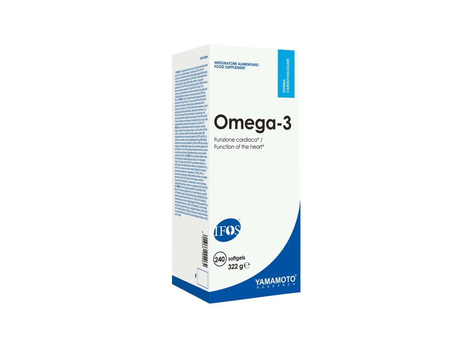 OMEGA-3 - Integratore di Omega 3 con certificazione Ifos 5 Stelle YAMAMOTO NUTRITION