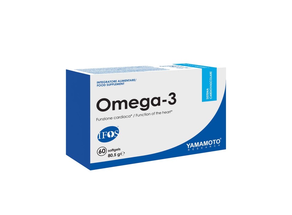 OMEGA-3 - Integratore di Omega 3 con certificazione Ifos 5 Stelle YAMAMOTO NUTRITION