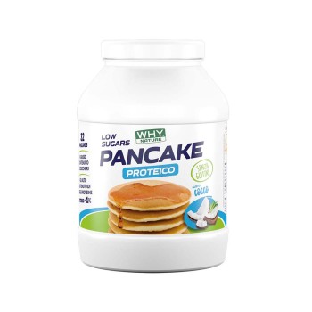 PANCAKE PROTEICO - GLUTEN FREE - Preparato per pancake proteici senza glutine WHY NATURE