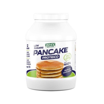 PANCAKE PROTEICO - GLUTEN FREE - Preparato per pancake proteici senza glutine WHY NATURE