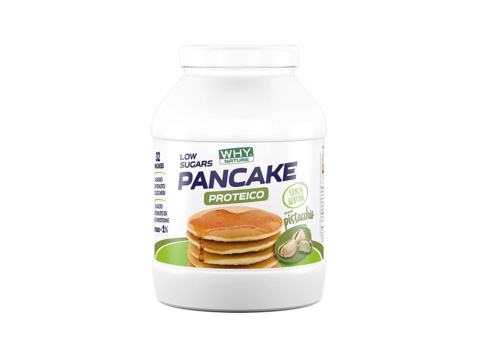 PANCAKE PROTEICO - GLUTEN FREE - Preparato per pancake proteici senza glutine WHY NATURE