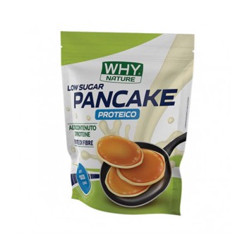 PANCAKE PROTEICO - LOW SUGAR - Preparato per pancake proteici a basso contenuto di zuccheri WHY NATURE