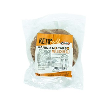 PANINO KETO NO CARBO - Panino Multicereali ideale per la dieta Ketogenica PRONUTRITION