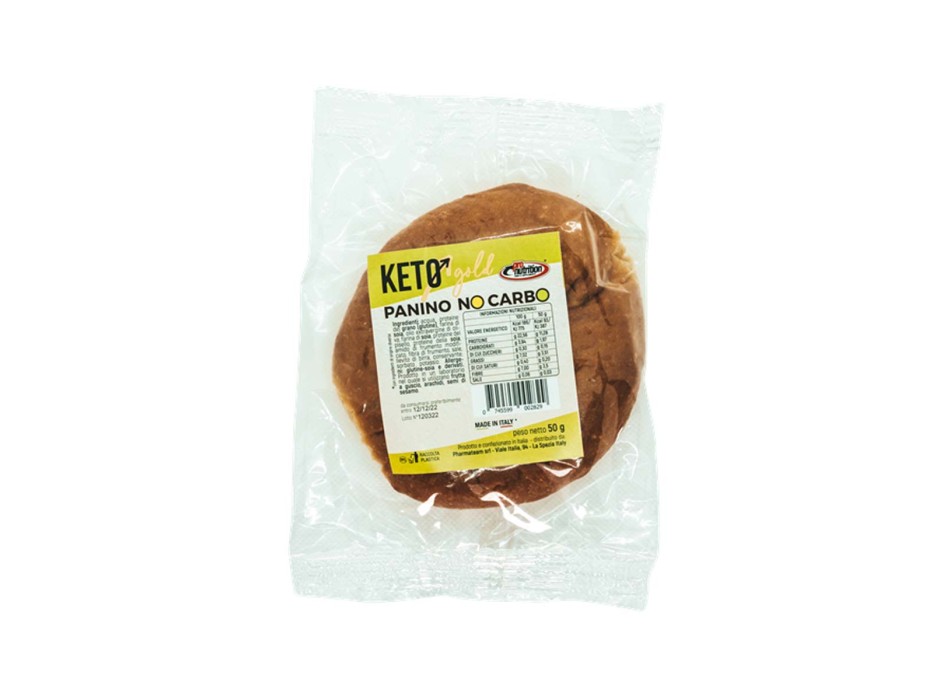 PANINO KETO NO CARBO - Panino Multicereali ideale per la dieta Ketogenica PRONUTRITION