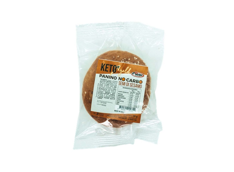 PANINO KETO NO CARBO - Panino Multicereali ideale per la dieta Ketogenica PRONUTRITION