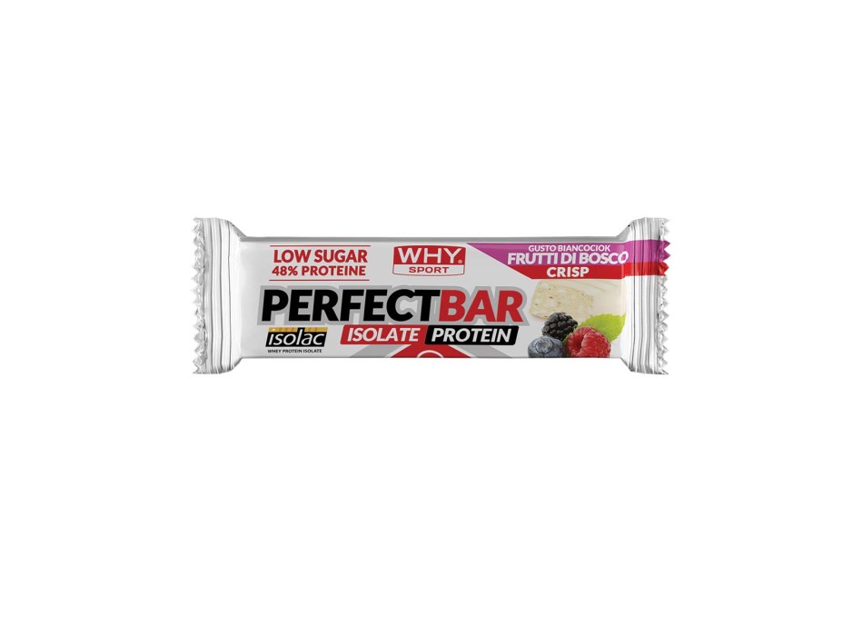 PERFECT BAR - Barretta con il 50% di proteine e pochi zuccheri WHY SPORT