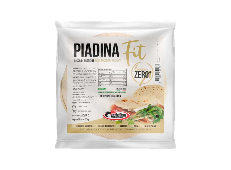 PIADINA FIT - 4 Piadine proteiche da 55 Gr. PRONUTRITION