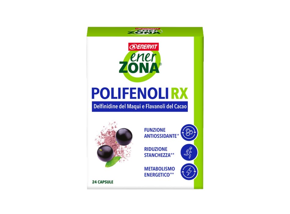 POLIFENOLI RX - Integratore antiossidante a base di Polifenoli ENERVIT ENERZONA