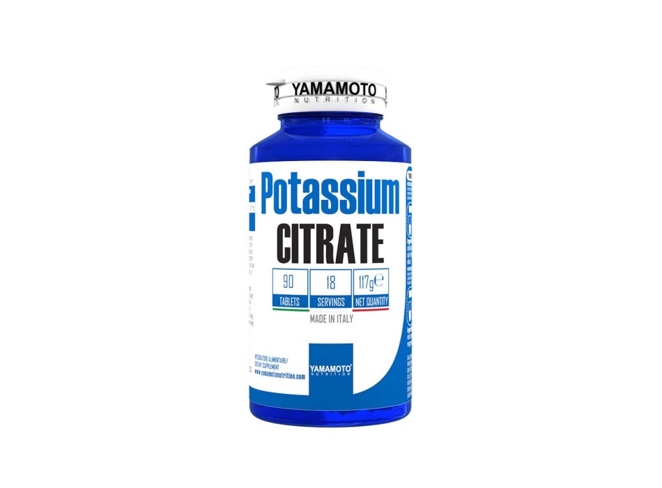 POTASSIUM CITRATE - Integratore di Potassio Citrato in compresse YAMAMOTO NUTRITION